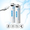 Nabíjecí baterie tužková BlueTouch USB-C AA 1,5 V, 2 ks