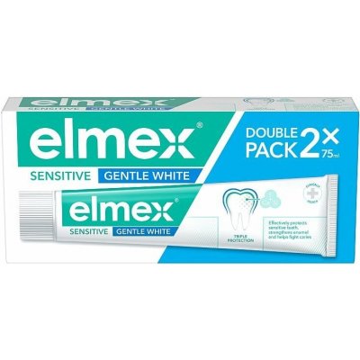 elmex® Sensitive Gentle White zubná pasta duopack 2x75ml