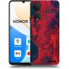 Picasee silikónový čierny obal pre Honor X7 - Organic red