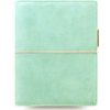 Filofax Domino Soft A7 týždenný 2026 pastelový zelený