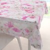 Biante Dekoračný štvorcový obrus PM-030 Ružové maľované kvety 100x100 cm
