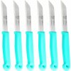 Perfect Home Súprava nožov na zeleninu, 6ks, 15,5cm, svetlomodrá, 88441