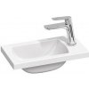 RAVAK CLASSIC II 40 x 22cm umývadlo malé, s otvorom, bez prepadu, liaty mramor, biele, XJX01140004