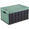 Tontarelli Rozkladacia prepravka 46 l s vekom čierna zelená