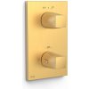 Tres Therm-Box vaňová/sprchová batéria podomietková s termostatom zlatá 21125001OM