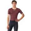 Castelli Pro Mesh 2.0 SS, Deep bordeaux Veľkosť: L Pánska funkčná bielizeň s krátkym rukávom do rôznych podmienok