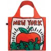 Skladacia nákupná taška LOQI KEITH HARING New York