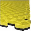 TATAMI PUZZLE podložka - Dvoubarevná - 100x100x2,6 cm, černá/žlutá