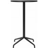 Barový stôl Harbour Column Star Base vysoký s doskou pokrytou linoleom 60 cm čierny
