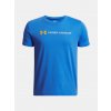 Chlapčenské tričko Under Armour UA B LOGO WORDMARK SS-BLU Modrá YSM