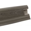Döllken , Soklová podlahová lišta SLK50 W458 Dub negro 2,5 m, 2500x50x25 mm, šedá