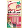 Inaba Churu Hairball cat maškrta pre mačky Kura 4tuby 56g