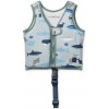 LIEWOOD plávacia vesta Dove Shark / Dove blue