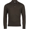 TeeJays svetr TJ 6002 polo pletený pánský COT18600256901 mocha