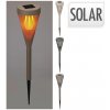 Solárna záhradná LED lampa z polypropylénu, matný mix farieb 46,5 cm