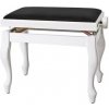 Gewa Piano Bench Deluxe Classic 130.350 White Gloss