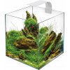 AKVARIJNÝ SET CUBE - AKVÁRIUM 28L LED LAMPA OHRIEVAČ 25W DELFÍNOVÝ FILTER