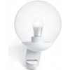 Steinel | STEINEL 005917- Vonkajšie nástenné svietidlo so senzorom L585S 1xE27/60W biela IP44 | ST005917