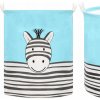 Springos Úložný kôš 80l zebra HA0109