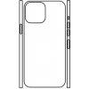 Hydrogel - zadná ochranná fólia (full cover) - iPhone 13 Pro priesvitná
