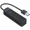 Orico USB to USB 3.0 + 3x USB 2.0 Hub Adapter (black)