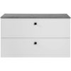 CMD Skrinka do kúpeľne HAVANA 82-100 A biela/biely mat MDF/laminát 100 cm x 57 cm x 45.5 cm