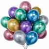 Foxter 3594 Metalické balóniky, 30 cm, 50 ks, farebné