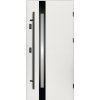 Vchodové dvere oceľové Temidas P55 90 P biele otváranie von