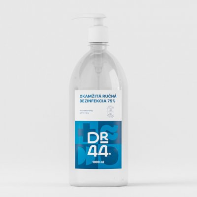 DR.44 Okamžitá ručná dezinfekcia 75% - pumpička 1000 ml