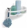 Polica do sprchy biela, FLEX GEL-LOCK