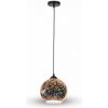 V-TAC Závesná lampa s 3D efektom (3 veľkosti), Ø250 x 100 x 1110mm