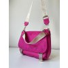 Ružová crossbody kabelka Laura Biaggi – praktická kabelka na rameno