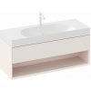 Ravak Lite skrinka 120x45x43 cm závesná kúpeľňová skrinka pod umývadlo X000001872