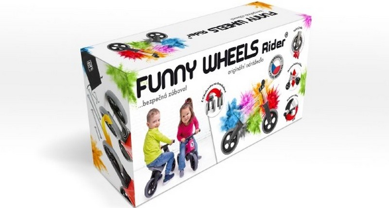 Teddies Funny Wheels Rider Sport 2v1 červené