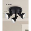 Searchlight 1543BK FOCUS Spot stropný