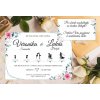 Svadobné oznámenie - Príbeh lásky - ruže 18 - Zasadací poriadok (kartičky na stoly) 7327