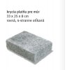 Semmelrock Castello krycia platňa múr 33x25x8cm, Farby sivo-čierna