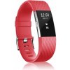 BStrap Silicone Diamond Small remienok na Fitbit Charge 2, red SFI002C28
