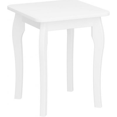 Konsimo Sp. z o.o. Sp. k. | Odkladací stolík BAROQUE 45,6x39 cm biela | KO0135