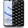 Picasee silikónový čierny obal pre Honor 70 Lite - Separ - White On Black