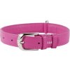 COLLAR Kožený obojok Glamour, 46-60cm/35mm, ružová