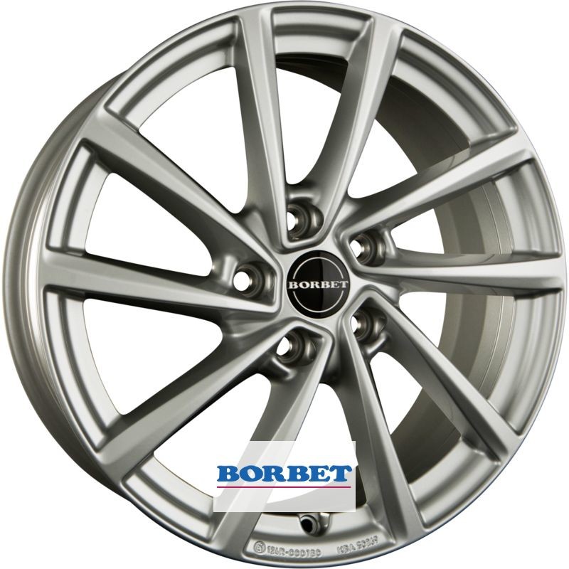 Borbet V 7x17 5x112 ET49 silver