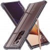 Techsuit - Shockproof Clear Silicone obal pre Samsung Galaxy Note 20 Ultra 4G / Note 20 Ultra 5G - dymovo čierny