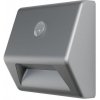 Ledvance Svietidlo LEDVANCE NIGHTLUX® Stair Silver, so senzorom pohybu, 3xAAA, 84x28x73 mm