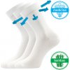 Lonka Drbambik Unisex ponožky s voľným lemom - 3 páry BM000003618800101175 biela 43-46 (29-31)