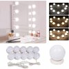 Zrkadlové LED svetlá make-up set 10 ks