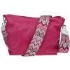 NovaKabelka.sk Batilda Fuxia s prídavným popruhom VIII kožená talianska crossbody kabelka ružová