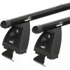 Příčníky Hakr Škoda Octavia III hatchback 2013-2020 holá střecha, černé tyče (alu tyče černé)