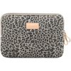 AppleKing taška s leopardím vzorom pre MacBook do 16