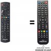 Predátor Panasonic TX-40FS503E náhradný diaľkový ovládač iného vzhľadu.